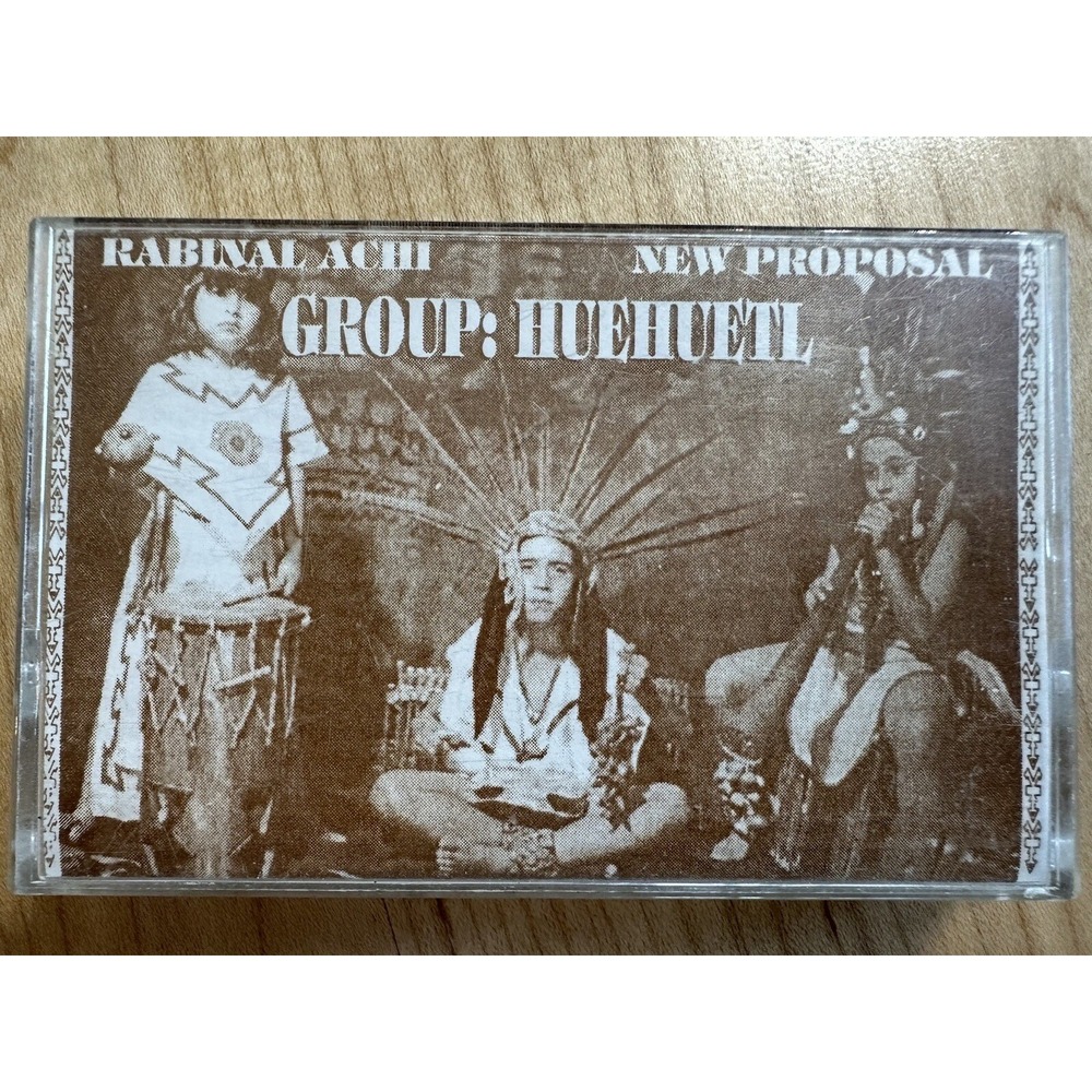 Rabinal Achi New Proposal Group Huehuetl Tribal Nueva Propuesta Cassette Tape